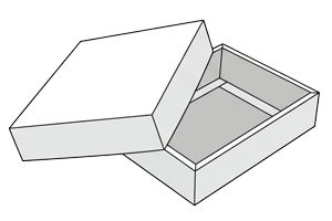 フタ・身式のイラスト